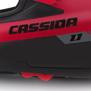 Cassida Tour 1.1 Spectre Motorradhelm - grau/weiss/schwarz