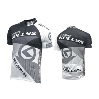 Cyklistický dres Kellys PRO Race krátky rukáv - White