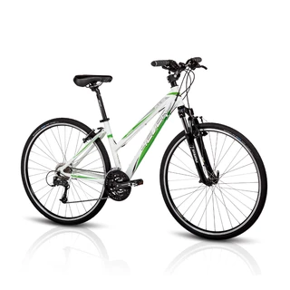 Crossový bicykel 4EVER Pulse 2014 - bielo-zelená