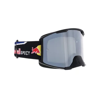 Dirt Bike Clothing RedBull Spect Spect Strive, černé matné, plexi stříbrné zrcadlové