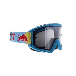 Enduro Goggles RedBull Spect Whip, neon modré, plexi čiré