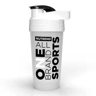 Shaker Nutrend 2021 700 ml - fekete terepmintás logóval - átlátszó