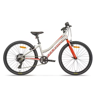 Juniorský dievčenský bicykel Galaxy Ruby 24" - model 2024 - strieborná - strieborná