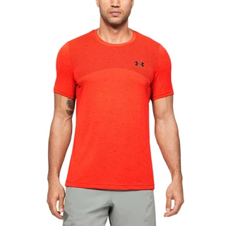 Men’s T-Shirt Under Armour Seamless SS - Black - Beta Orange