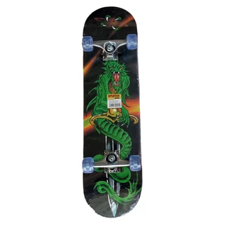 Skateboard Spartan Super Board - Fekete Lovag - Sárkány Kard