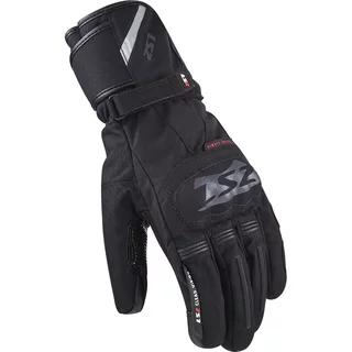 Motorcycle Gloves LS2 Snow Black - Black - Black