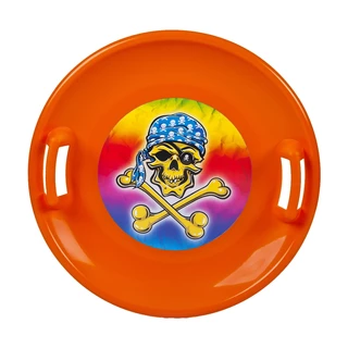 Tanier na sneh STT - modrá emoji boy - oranžová pirate