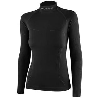 Women’s Thermal Motorcycle T-Shirt Brubeck Cooler LS1657W - Black - Black