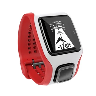 GPS watch TomTom MultiSport Cardio - White/Red