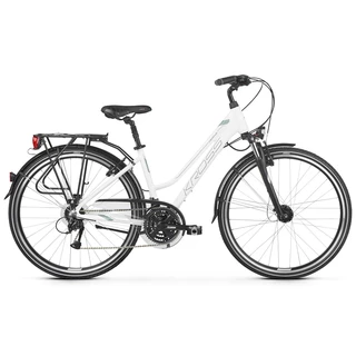 Kross Trans 4.0 28" Damen Trekking Fahrrad - Modell 2020 - weiß-grün - weiß-grün