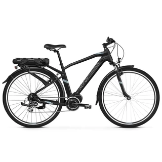 Trekking E-Bike Kross Trans Hybrid 2.0 28” – 2019 - Black/Blue/Silver Matte