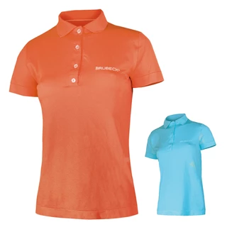 Dámské thermo tričko Brubeck PRESTIGE s límečkem - oranžová