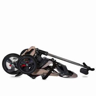 Three-Wheel Stroller w/ Tow Bar Coccolle Velo - Beige