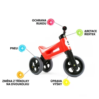Rowerek biegowy dla dzieci FUNNY WHEELS Rider Sport 2w1