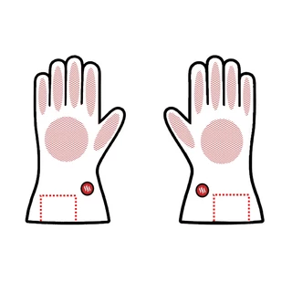 Ogrevane motoristične in smučarske rokavice W-TEC HEATston