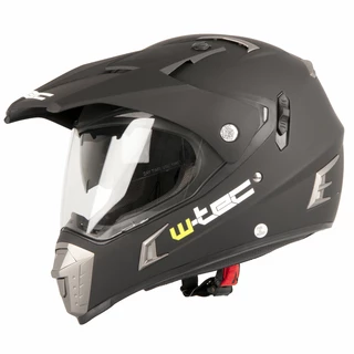 Kask motocyklowy W-TEC NK-311 blenda - Matowy czarny