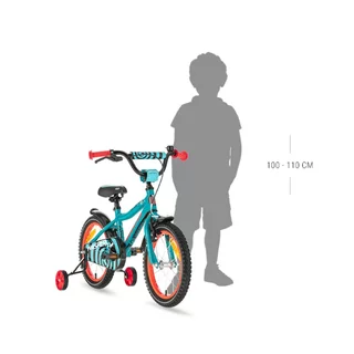 Detský bicykel KELLYS WASPER 16" - Teal