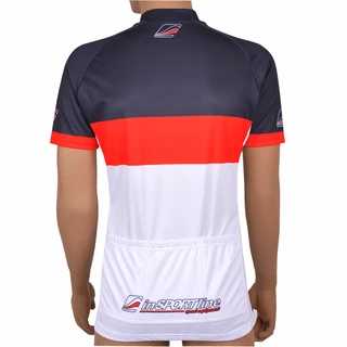 Koszulka kolarska inSPORTline Pro Team - černo-červeno-bílá