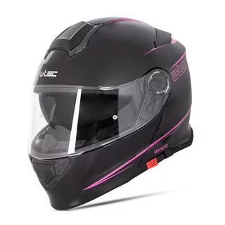 Flip-Up Motorcycle Helmet W-TEC Venero - Rosanero