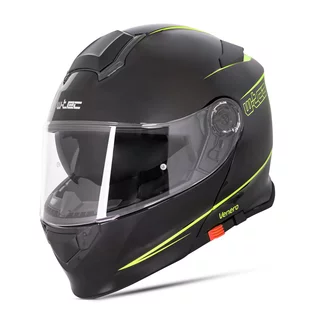 Flip-Up Motorcycle Helmet W-TEC Venero - Glossy Black-Gold