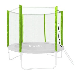 Siatka ochronna do trampoliny inSPORTline Froggy PRO 244 cm - Czarny - Zielony