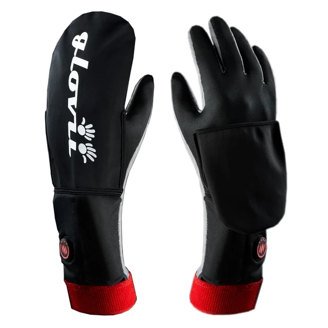 Universal Heated Gloves with Waterproof Cover Glovii GYB - Black - Black