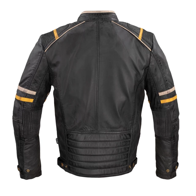 Herren Leder Motorradjacke W-TEC Traction