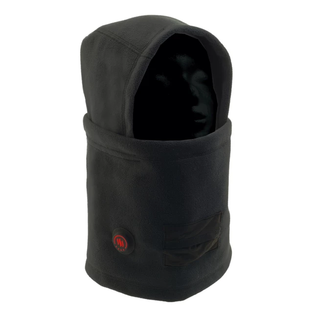 Heated Hooded Neck Warmer Glovii GHB - Black - Black