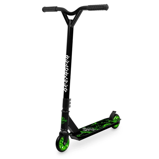 Street Surfing Destroyer Green Lightning Freestyle Tretroller