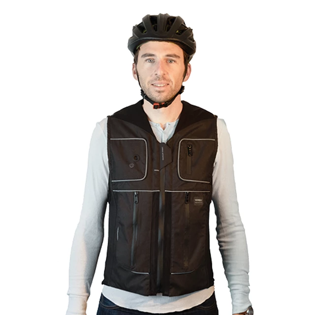 Bicycle Airbag Vest Helite B’Safe - Black - Black