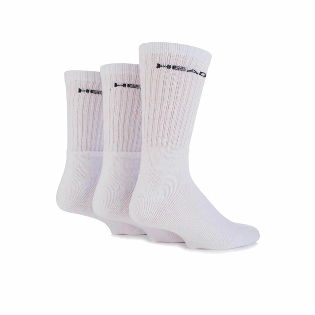 Socks Head Crew UNISEX – 3 Pairs - White-Black