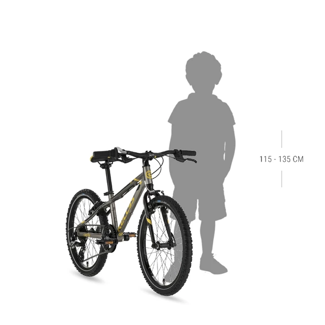 Gyerekkerékpár KELLYS LUMI 30 20" - modell 2022 - lila