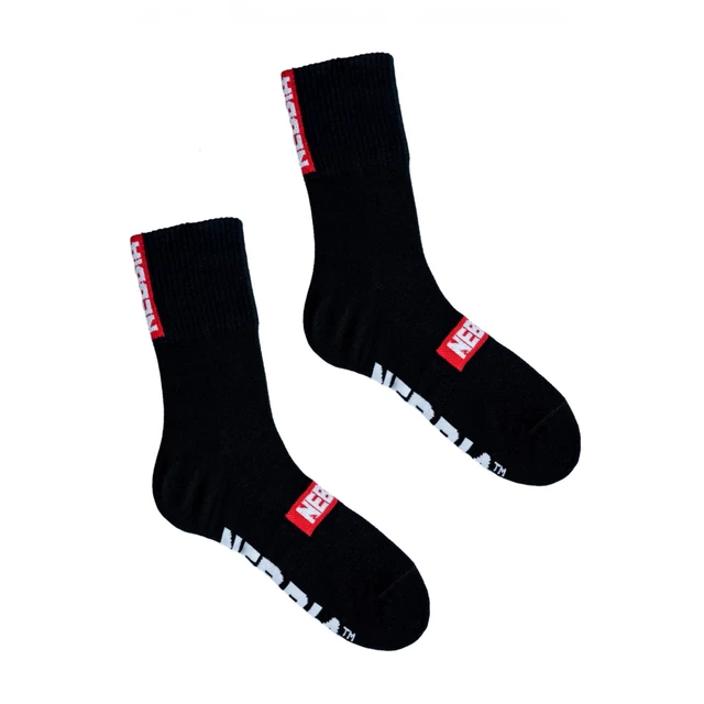 Standard Socks Nebbia “EXTRA MILE” Crew 103 - Black - Black