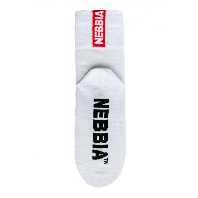 Ponožky Nebbia "EXTRA MILE" crew 103 - White