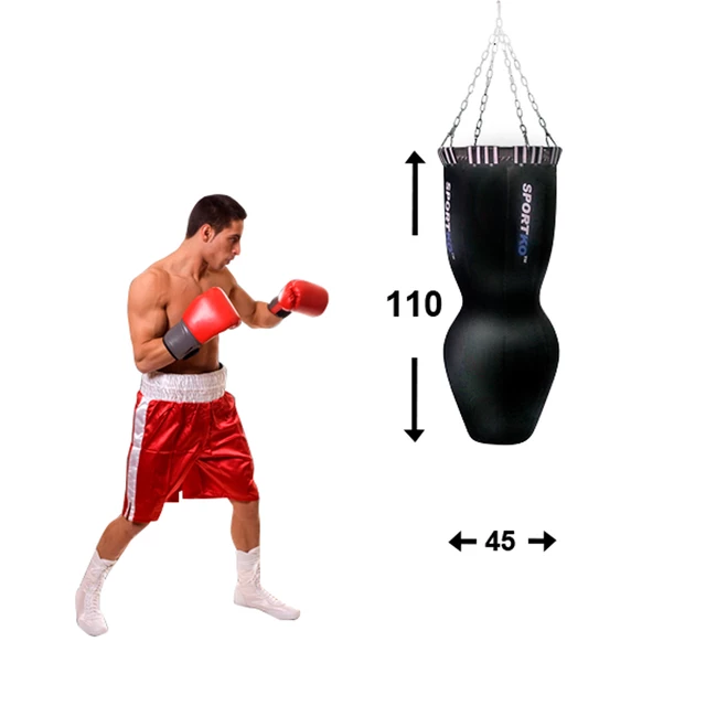 Leather MMA Punching Bag SportKO Silhouette MSK 45x110cm