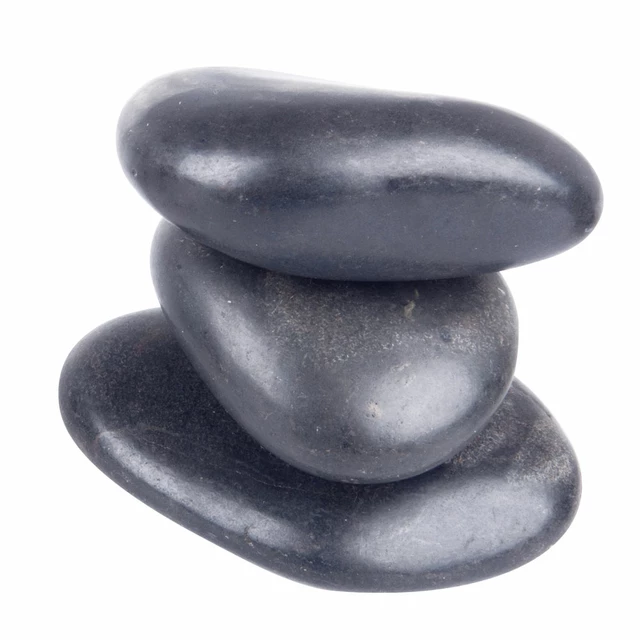 Kamienie wulkaniczne do masażu inSPORTline River Stone 8-10 cm - 3 szt.