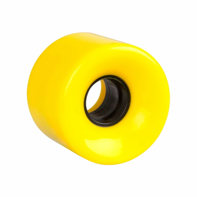 Műanyag gördeszka kerék 60*45 mm - sárga
