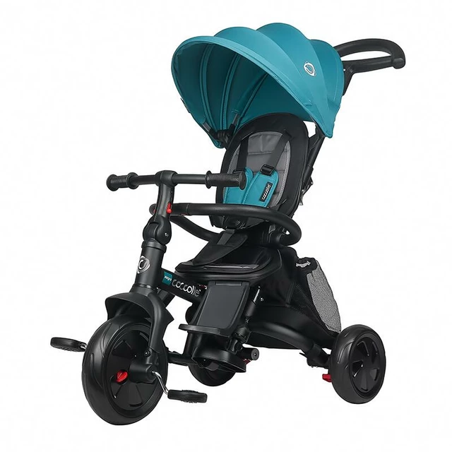 Three-Wheel Stroller w/ Tow Bar Coccolle Alegra - Turquoise Tide - Turquoise Tide