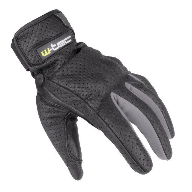 Summer Leather Moto Gloves W-TEC Nyarra - Grey