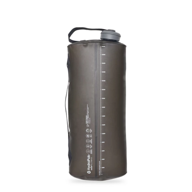 Collapsible Water Container HydraPak Seeker 3 L - Mammoth Grey