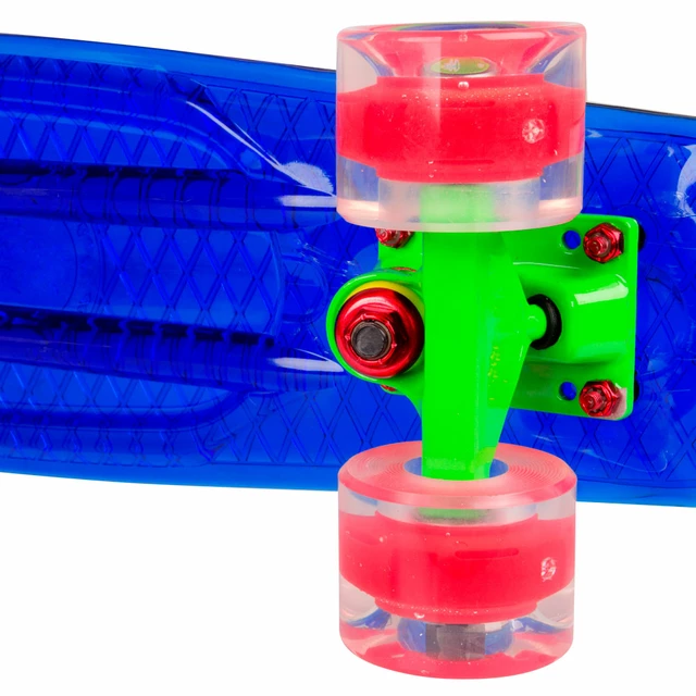 Penny Board WORKER Transpy 400 22” with Light Up Wheels