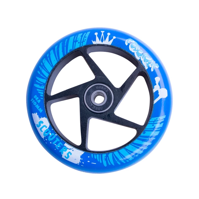 Spare Wheel for Scooter FOX PRO Raw 110 mm - Blue-Black