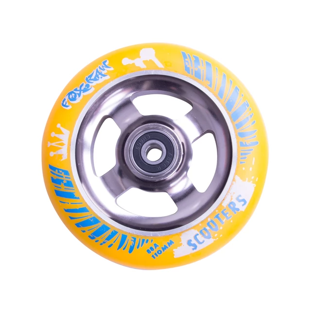 Spare Wheel for Scooter FOX PRO Raw 110 mm - Orange-Titan