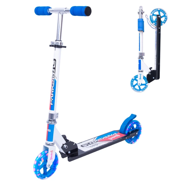 Scooter WORKER Cirky with Light-Up Wheels - Blue - Blue