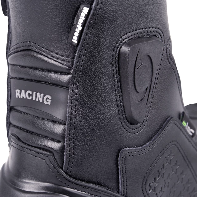 Leather Moto Boots W-TEC Benkoff - Black
