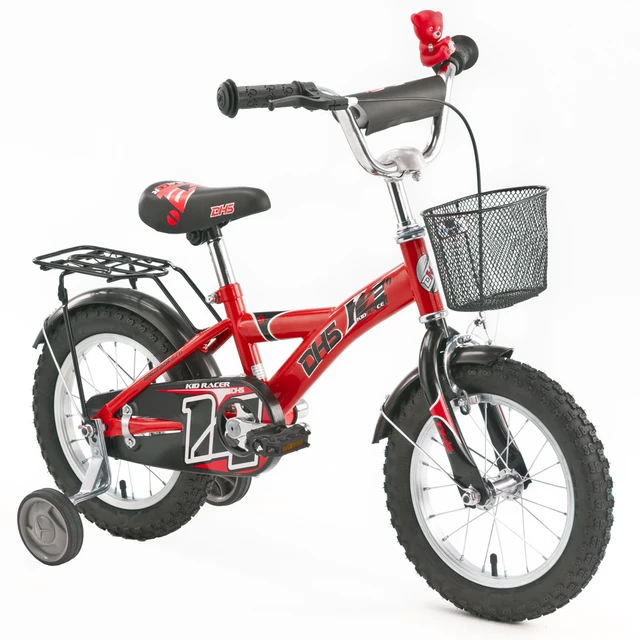 Gyermekkerékpár DHS Kid Racer 1401 14" - 2012 modell - piros