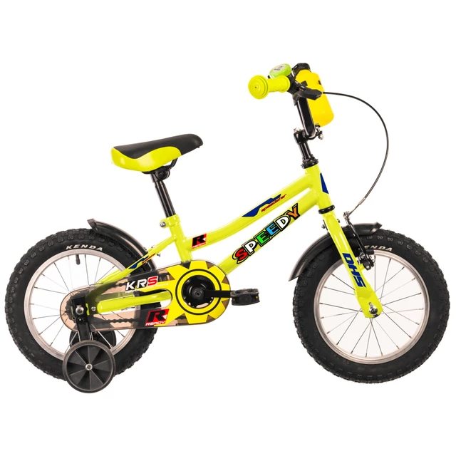 Detský bicykel DHS Speedy 1401 14" 7.0 - Green / Yellow