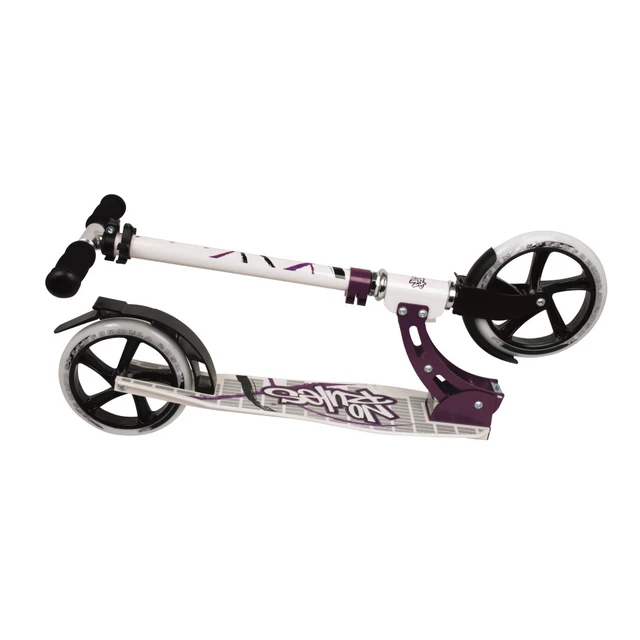 Folding Scooter Authentic NoRules 205 White-Purple