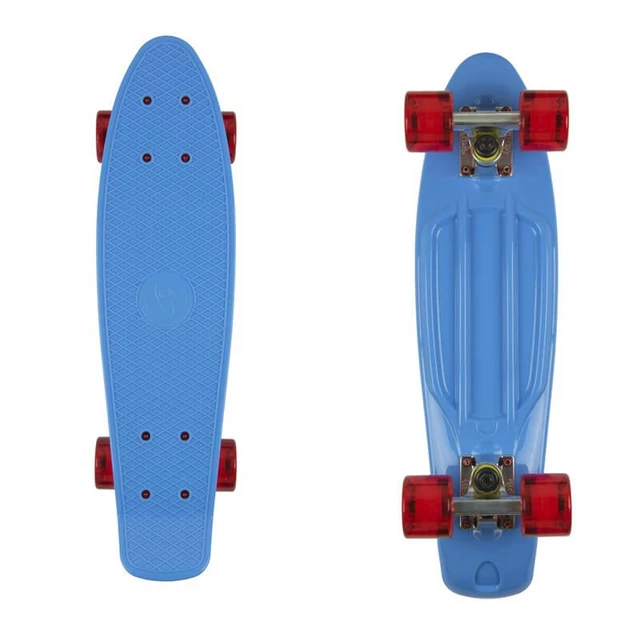 Fish Classic 22" Penny Board - Red-Red-Transparent Green