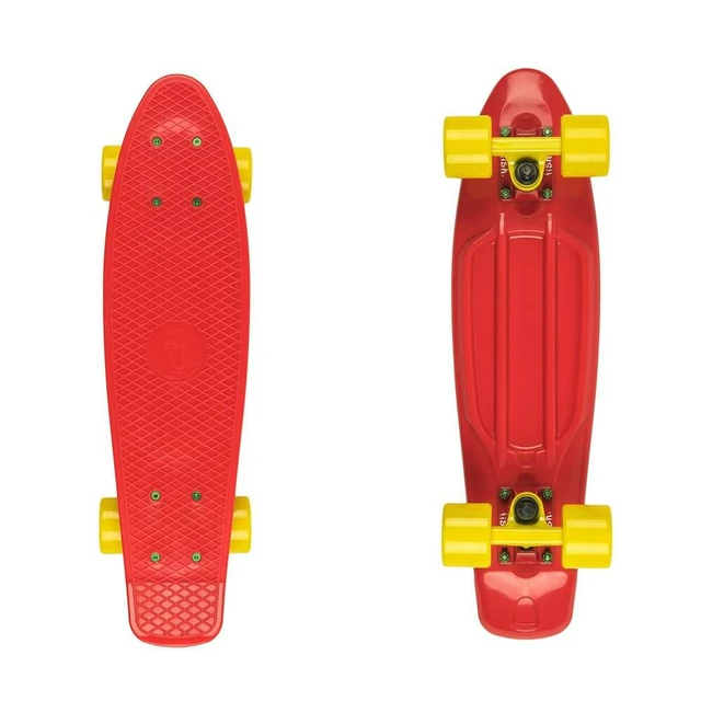 Penny Board Fish Classic 22” - Red/Yellow